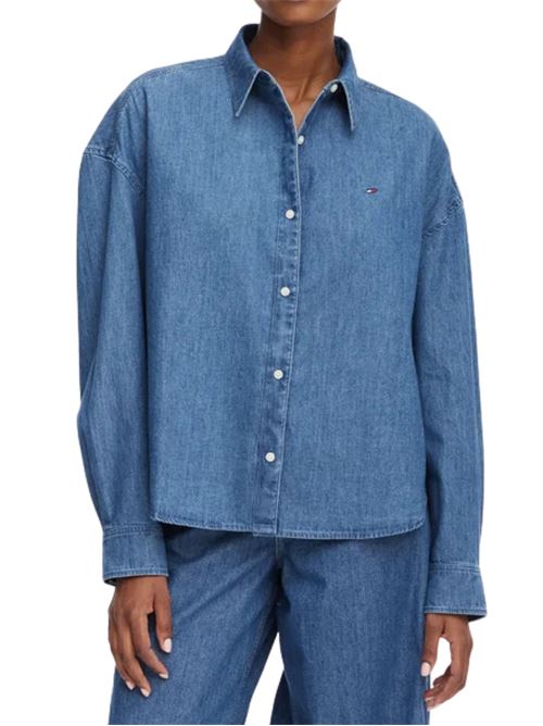 Camcia in denim relaxed fit Tommy Hilfiger | WW0WW505280YE